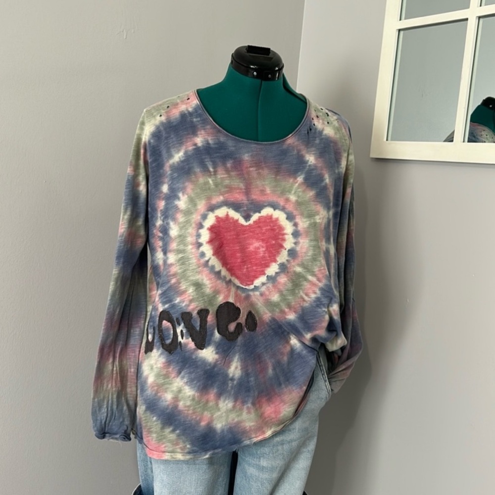 💕 Magnolia Pearl Cotton Tie Dye Dylan T Shirt 💕